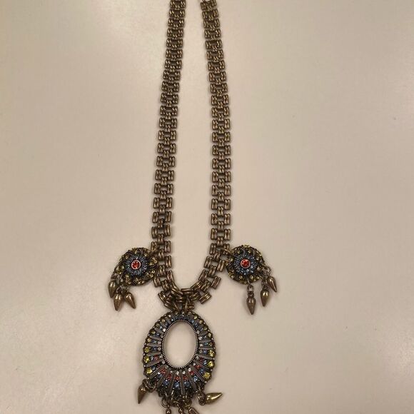 Lulu Frost Crystal Fringe Necklace & Bracelet - Picture 5 of 11